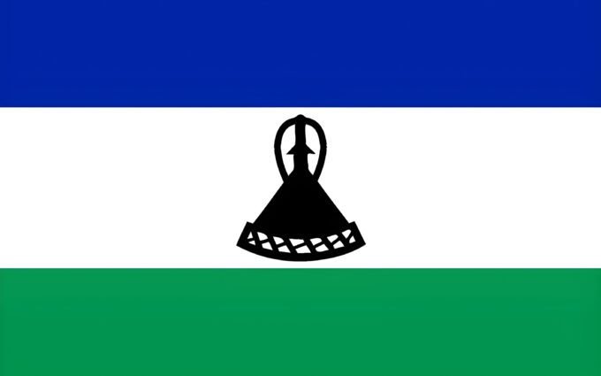 Lesotho Flag: National Flag of Lesotho Free Download