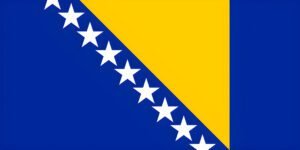 Bosnia and Herzegovina Flag: National Flag of Bosnia and Herzegovina