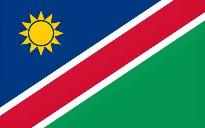 Namibia Flag: National Flag of Namibia Free Download