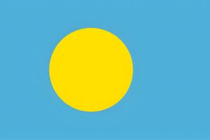 Palau Flag: National Flag of Palau Free Download