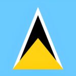 Saint Lucia Flag: National Flag of Saint Lucia Free Download