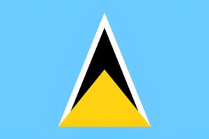 Saint Lucia Flag: National Flag of Saint Lucia Free Download