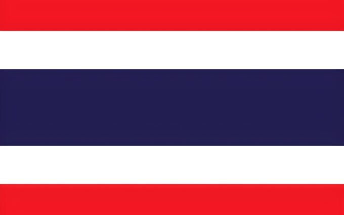 Thailand Flag: National Flag of Thailand Free Download